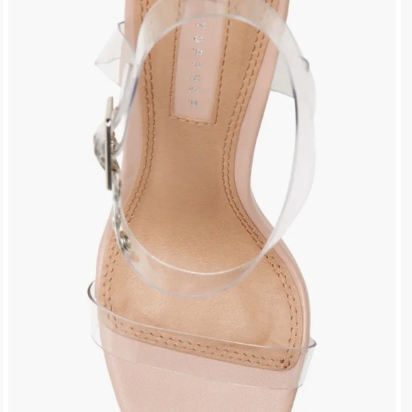 Topshop Sonia Clear Block Heel Sandal (Women) - Picture 5 of 6